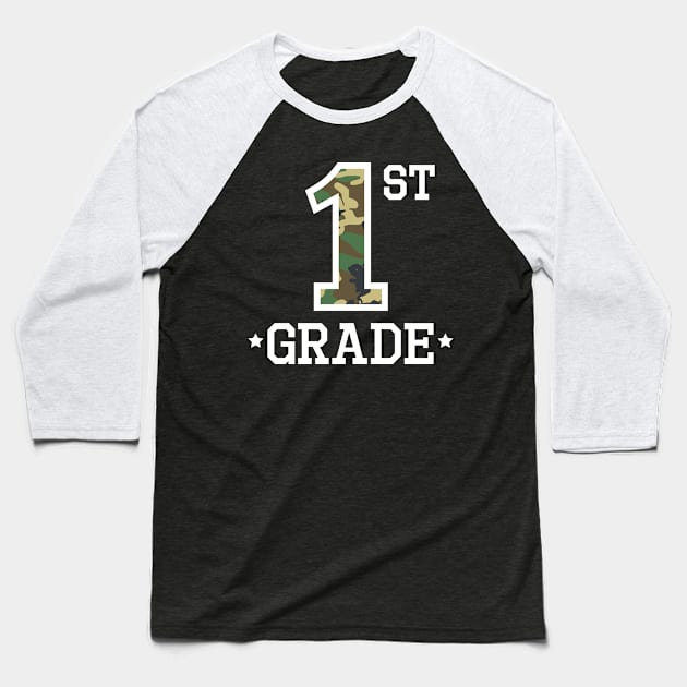 Team 1st First Grade Teacher Back to School T-Shirt Baseball T-Shirt by HCMGift